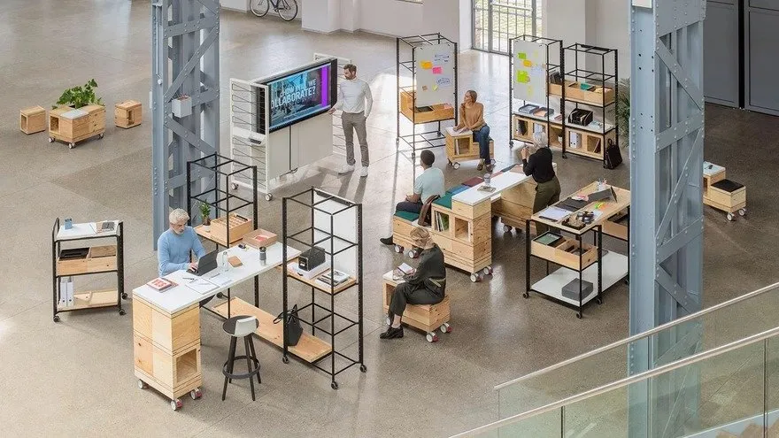 Milk-Crate-like Modular Furniture for Working Adults